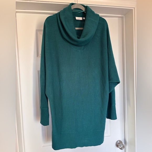 EUC New Look Teal Cowl Neck Long Sweater in Size 12 - Picture 3 of 9